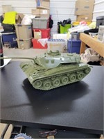 Plastic army tank 12 in