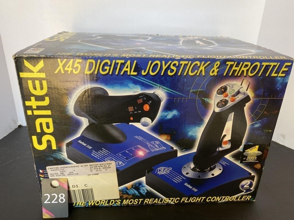 New Saitek X45 Digital Joy Sticks & Throttle