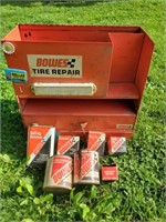 Bowes tire repair box with some patches