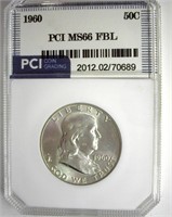 1960 Franklin MS66 FBL LISTS $1000