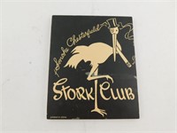 Large Size Stork Club Matchbook Note Pad