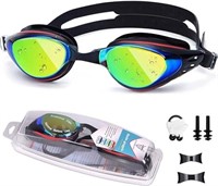 UTOBEST Nearsighted Swimming Goggle Black