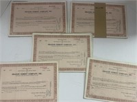 Dragon Cement Company Stock Certificates