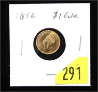1856 $1 Gold Indian Head