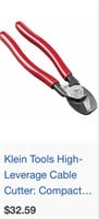 Klein Tools High-Leverage Compact Cable Cutter
