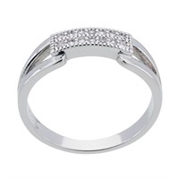 Enchanting Simulated Diamond Ring - Size 8