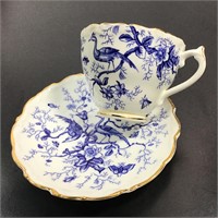 COALPORT TEACUP & SAUCER