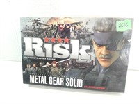 Solid Metal Gear Risk Board Game used