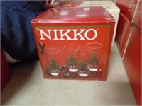 NIKKO CHRISTMAS GLASSES