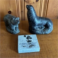 Collection of Soap Stone Carvings