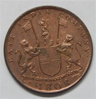 1808 East India 10 Cash