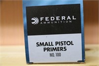 10 Boxes of 100 Small Pistol Primers