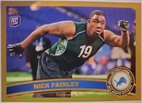 0207/2011 RC Nick Fairley Detroit Lions