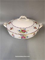 R.A. Petit Point 8" Covered Serving Bowl/Tureen