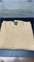 Lord & Taylor Cashmere Sweater Size XL Tan