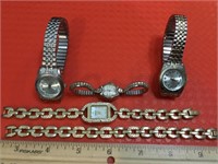 Elgin Ladies Watch & Bracelet Set, Benrus 17