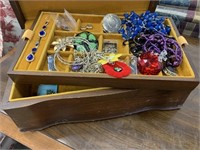 Jewelry Box with Many Piece of Costume Jewelry