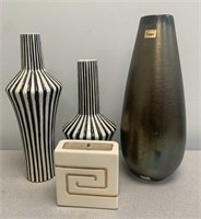 Art Deco Royal Haeger USA Pottery Vases group 2