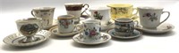 Collection of Teacups & Saucers
