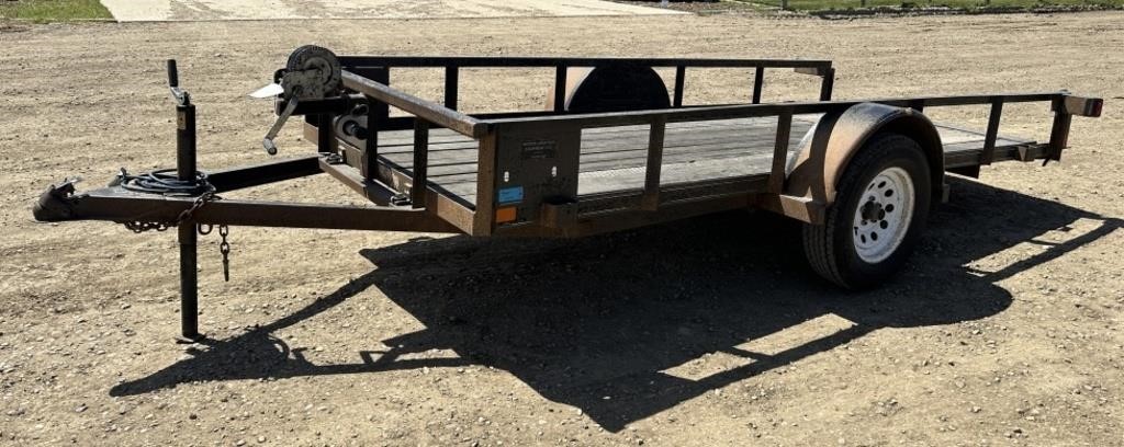 2006 5x12 Utility Trailer Tilt Deck