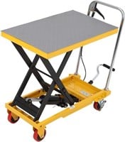 Hydraulic Lift Table Cart, 500lbs Capacity