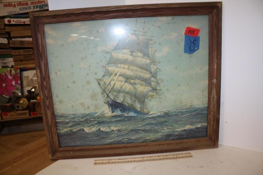 Frank Vinins Smith Sailboat Framed Print