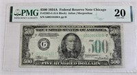 1934A Federal Reserve Chicago $500 bill