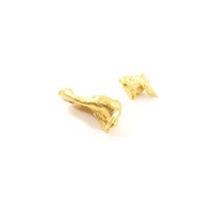 NATURAL ALASKA YUKON 24KT GOLD NUGGETS 0.76 GRAMS