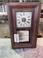 Wood case clock