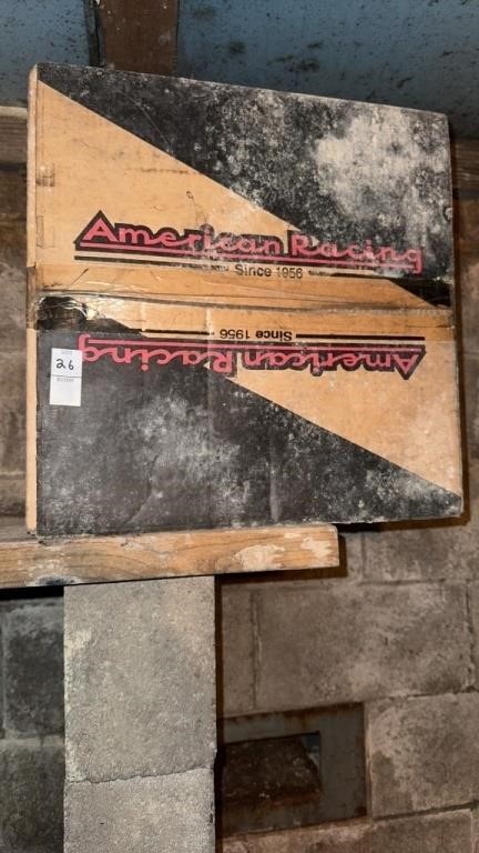 American racing rim still in box