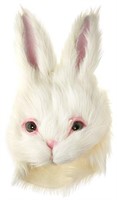 HMS Furry Bunny Mask, White, One Size