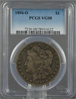 1894-O Morgan Dollar PCGS VG 08