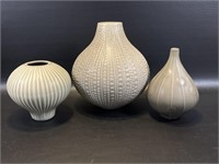 3 Jonathan Adler Pot A Porter Vases