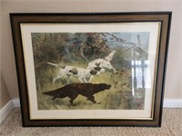 " Steady! " Large Dog Print By Thomas Blinks