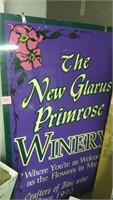 Large The New Glarus Primrose Winery Sign