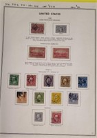 1909-11 US Stamp Sheet