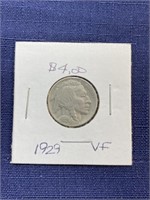 1929 buffalo nickel coin