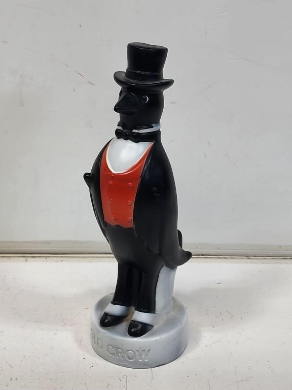 Old Crow Whiskey Rubber Figurine