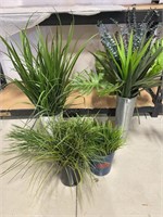 Lot of Asstd Faux Foliage, Ferns etc