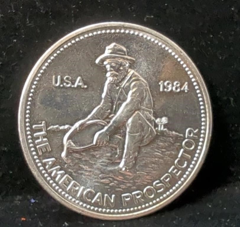 1984 One Troy Ounce, The American Prospecter 1999