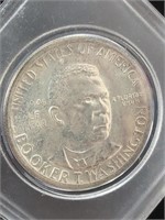 1946 S Silver Booker T. Washington 90% Silver