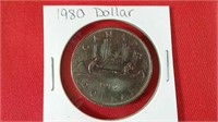 1980 Canada Dollar coin