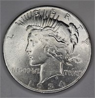 1934 s Semi Key Peace Dollar