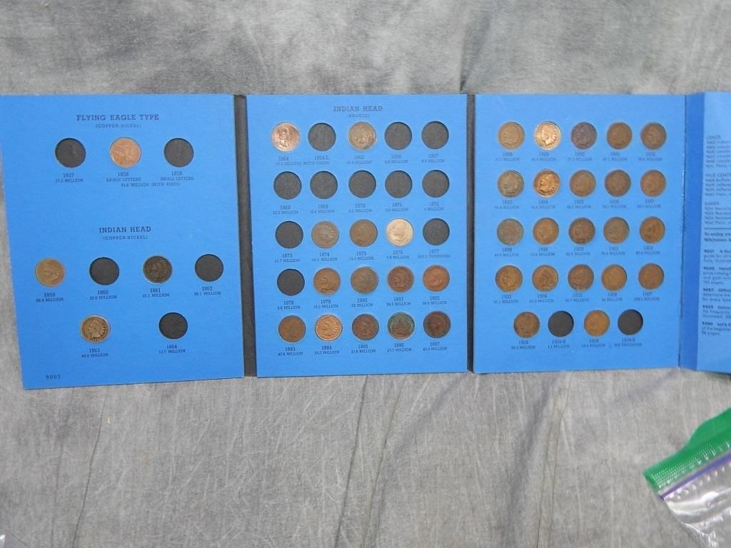 Flying Eagle and Indian Head Cent collection