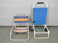 Lot Of 2 Sand Chairs