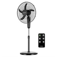 Holmes 18 Oscillating 3 Speed Stand Fan  Black