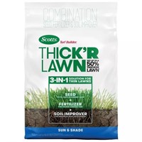 Scotts 3-in-1 Thick'R Lawn Sun & Shade Soil - 12lb