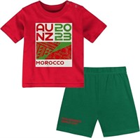 Kids FIFA Morocco Short & Tee Set, 2T , 2pk