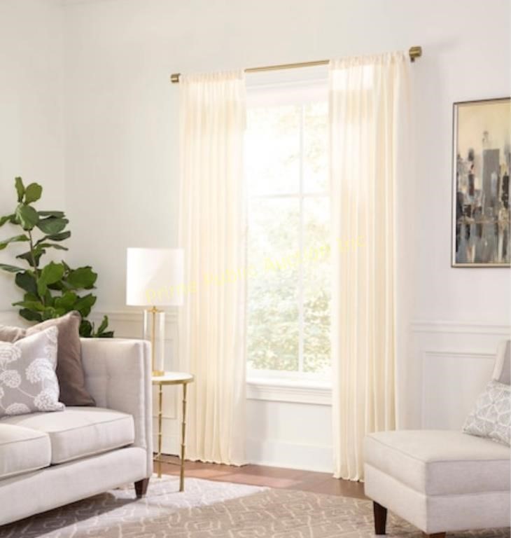 allen + roth $84 Retail 84" Single Curtain Panel,