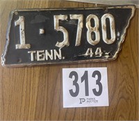 Vintage Tn License Plate